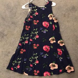 Blue Flowery Midi Sundress